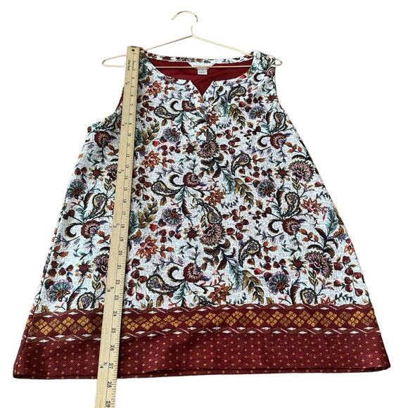 Christopher & Banks Floral Tank Shell Size medium - Picture 5 of 7